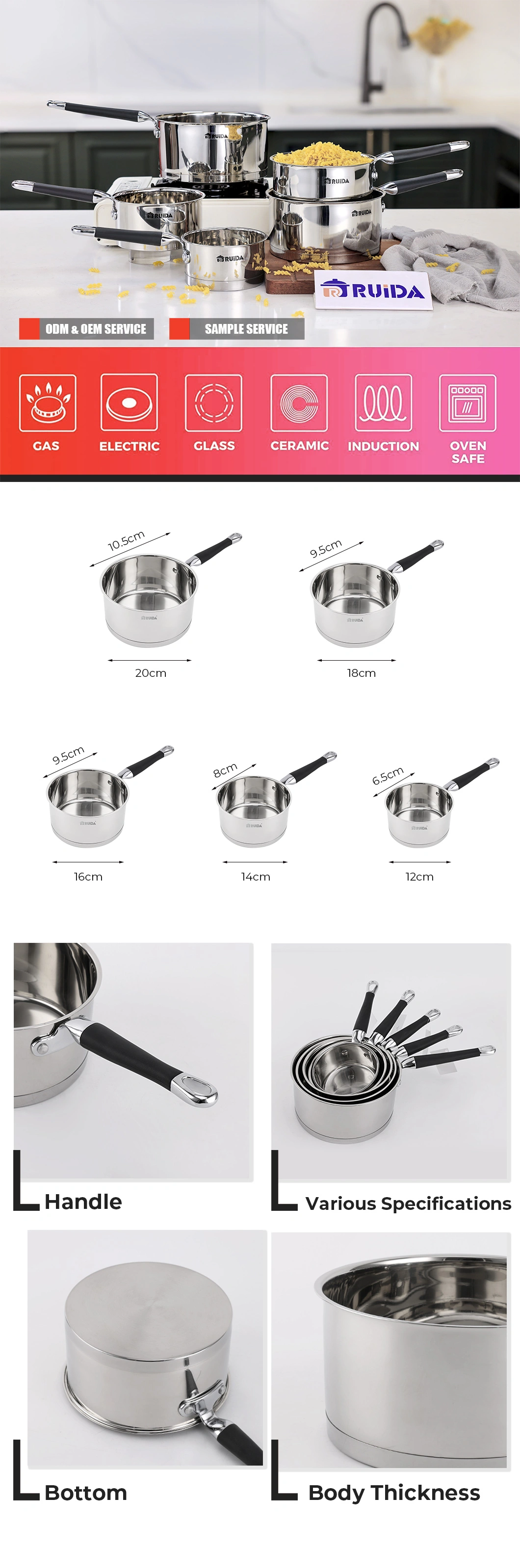 Stainless Steel Saucepan