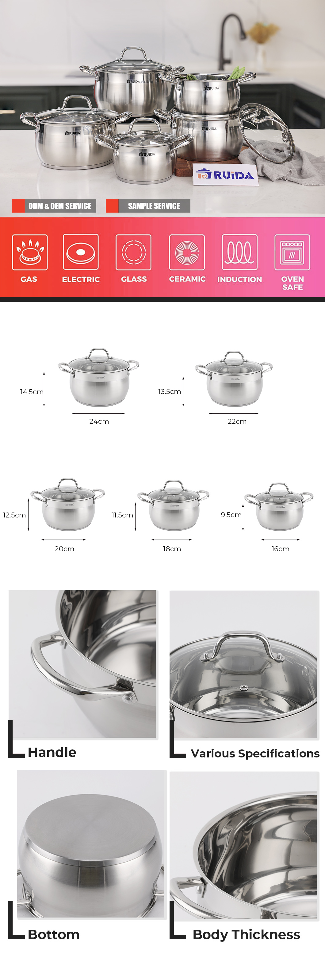 Stainless Steel Cookware Set