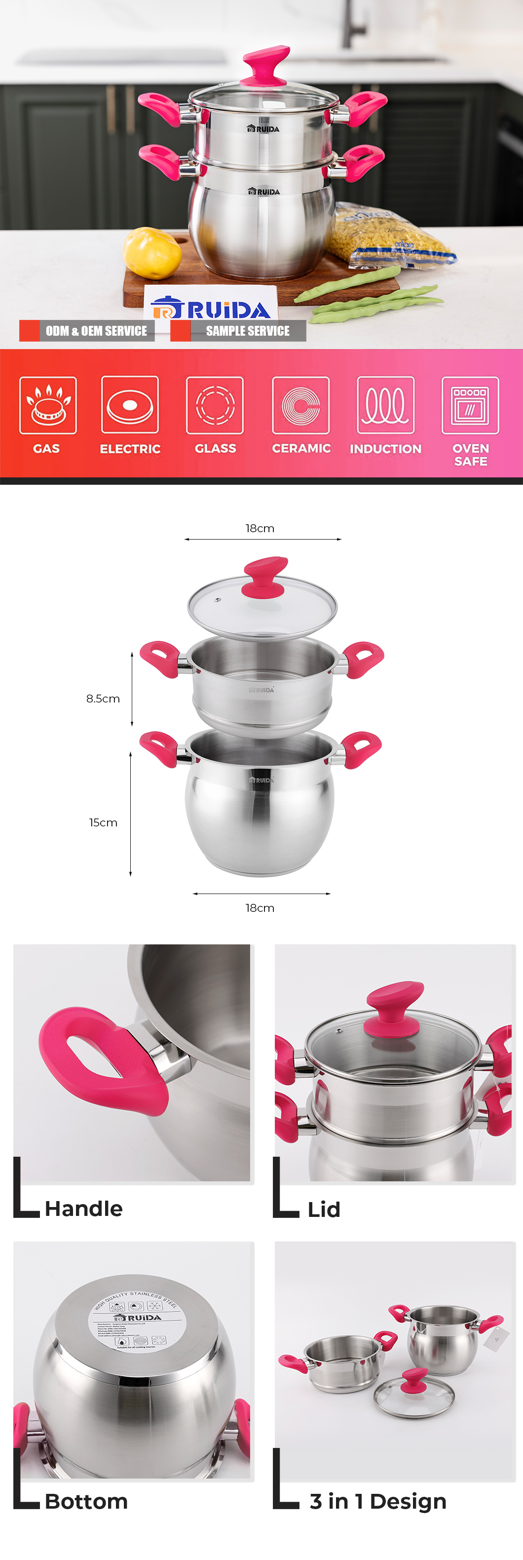 Stainless Steel Couscous Pot