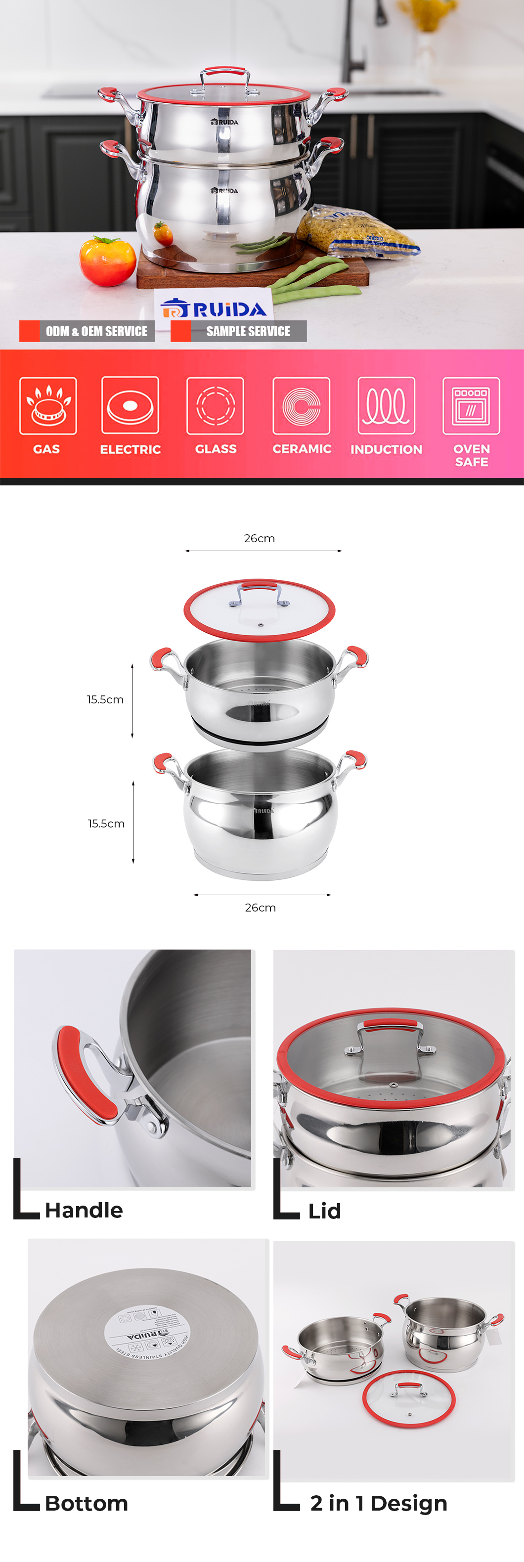 Stainless Steel Couscous Pot