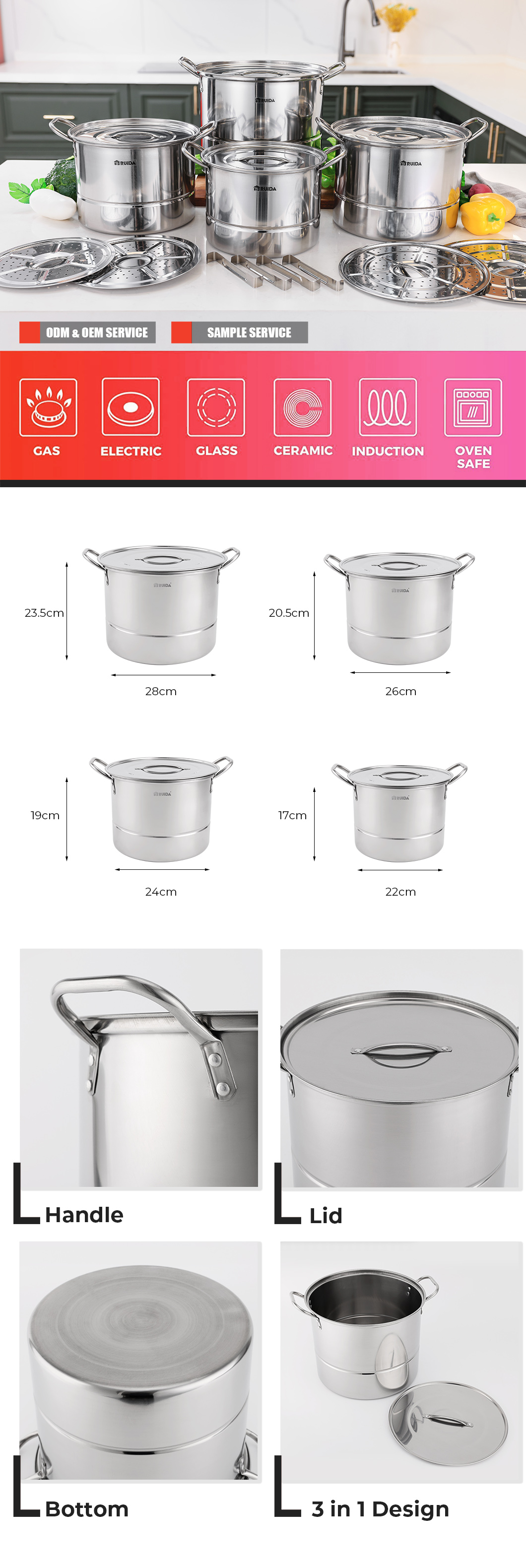 Stainless Steel Stockpot