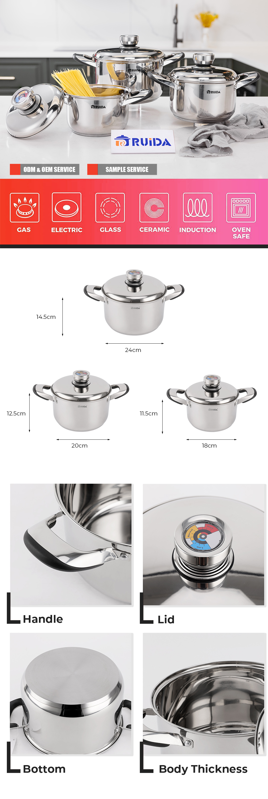 Stainless Steel Cookware Set