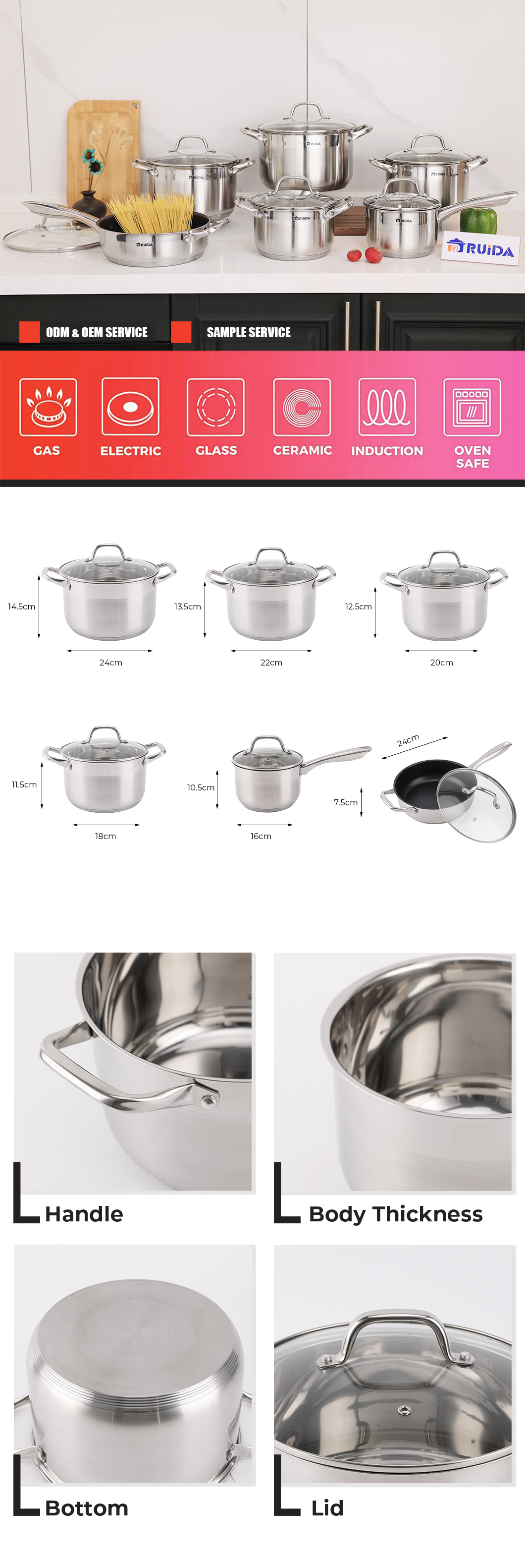 Stainless Steel Cookware Set