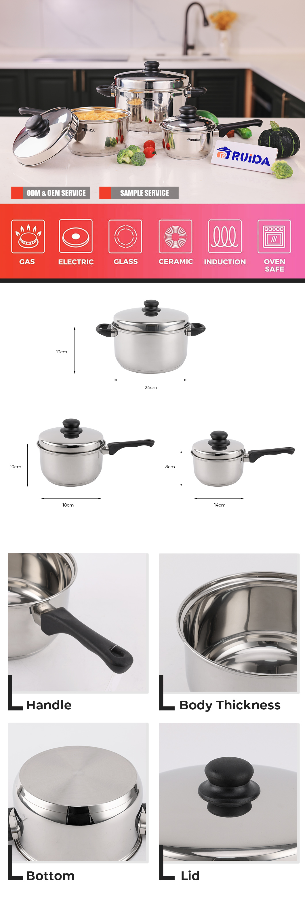 stainless steel cookware