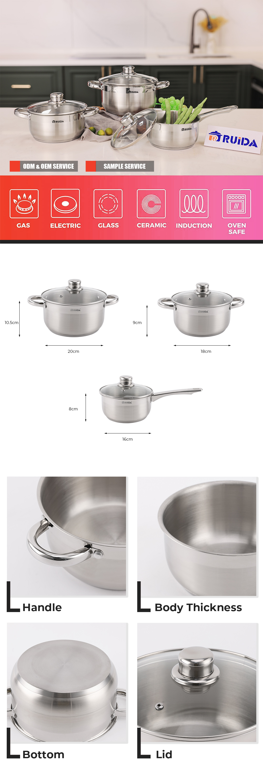 Stainless Steel Cookware Set