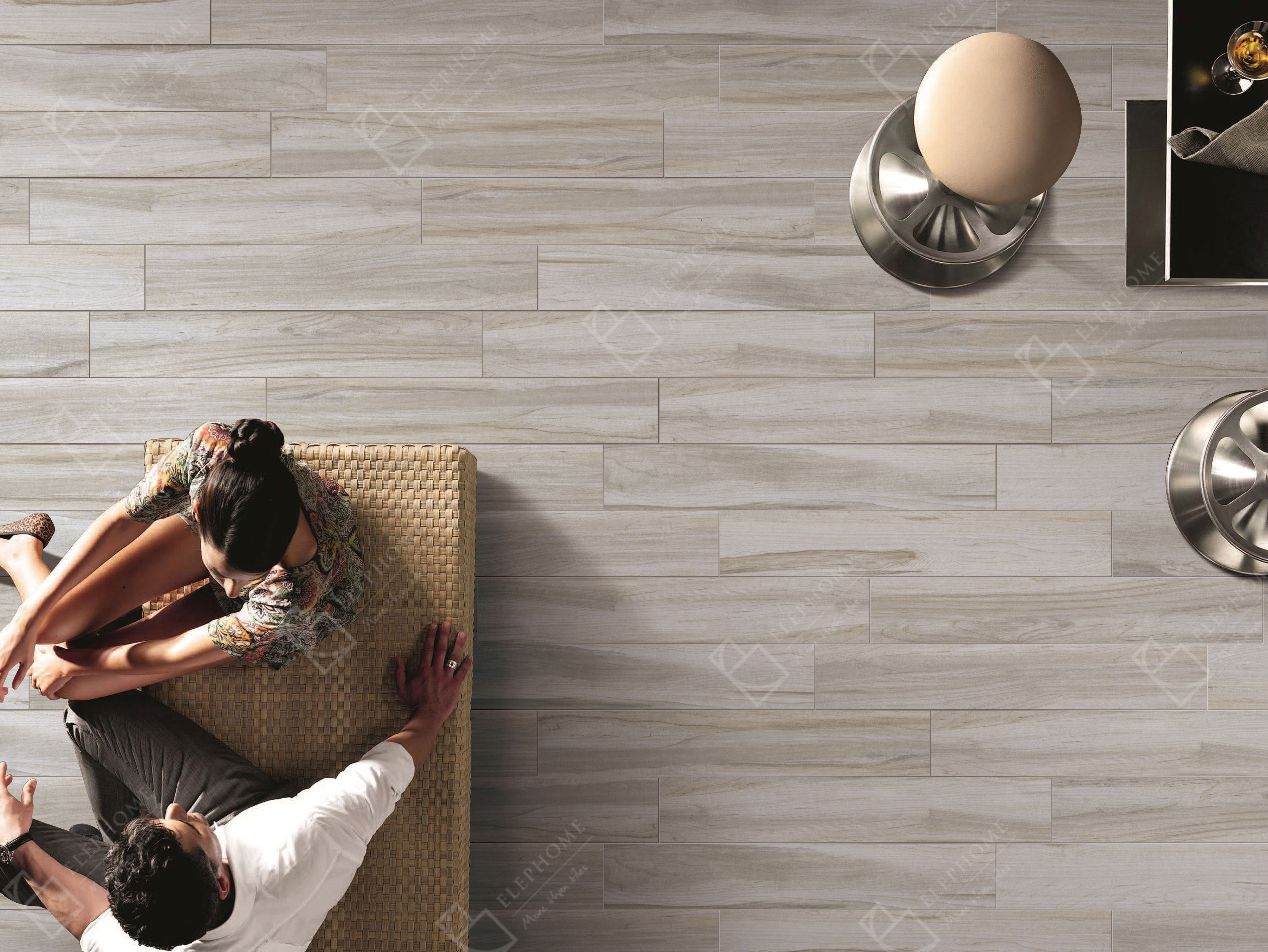 150x900mm living room floor wood look tiles