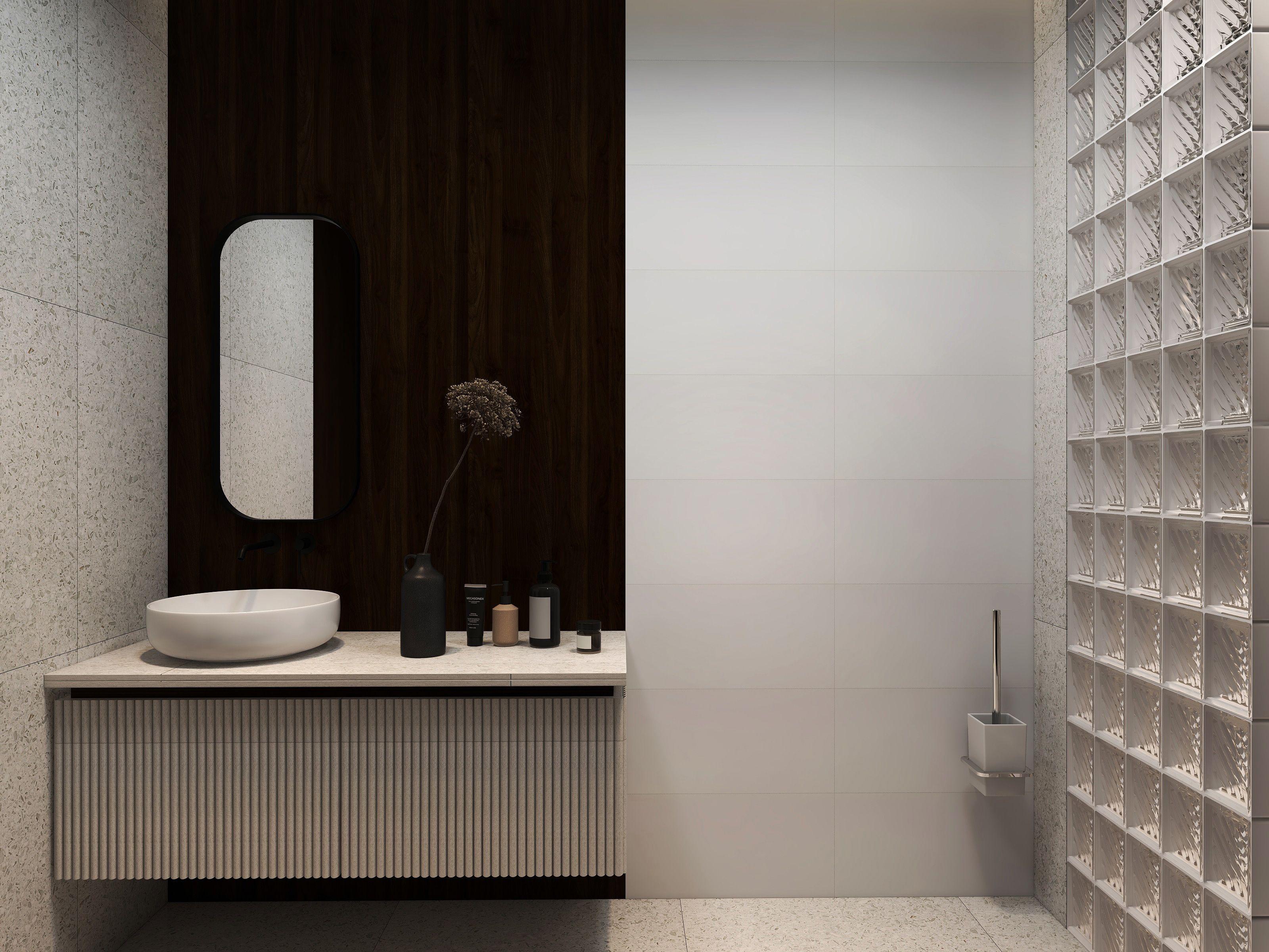 300x600mm bathroom white flat matt wall tiles