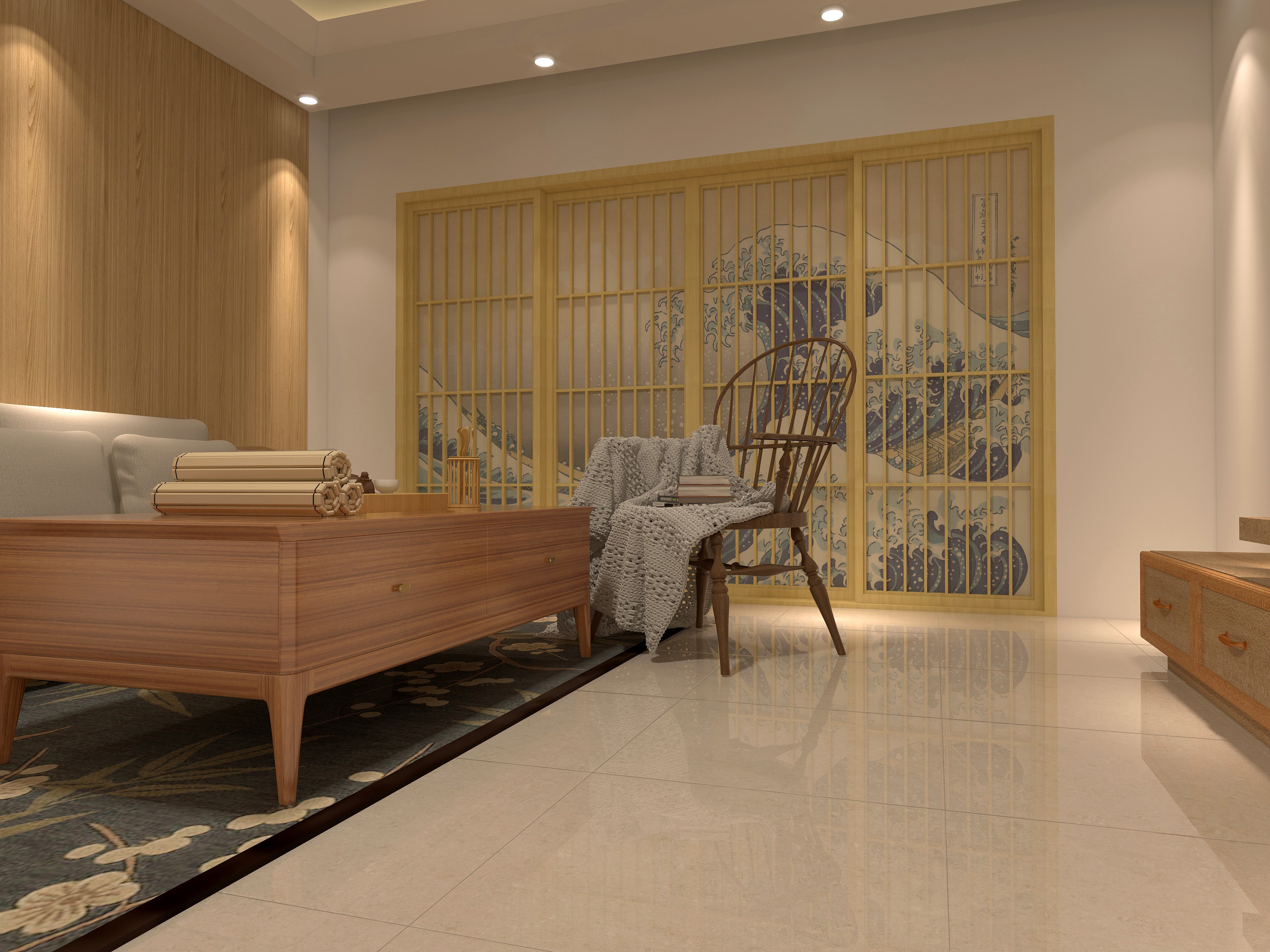 600x600mm living room beige glossy floor tiles