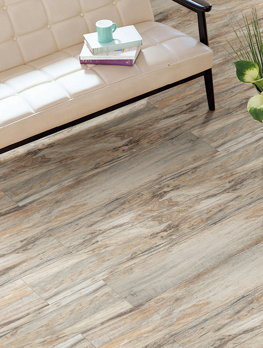 200x1200mm beige matt wood look tiles