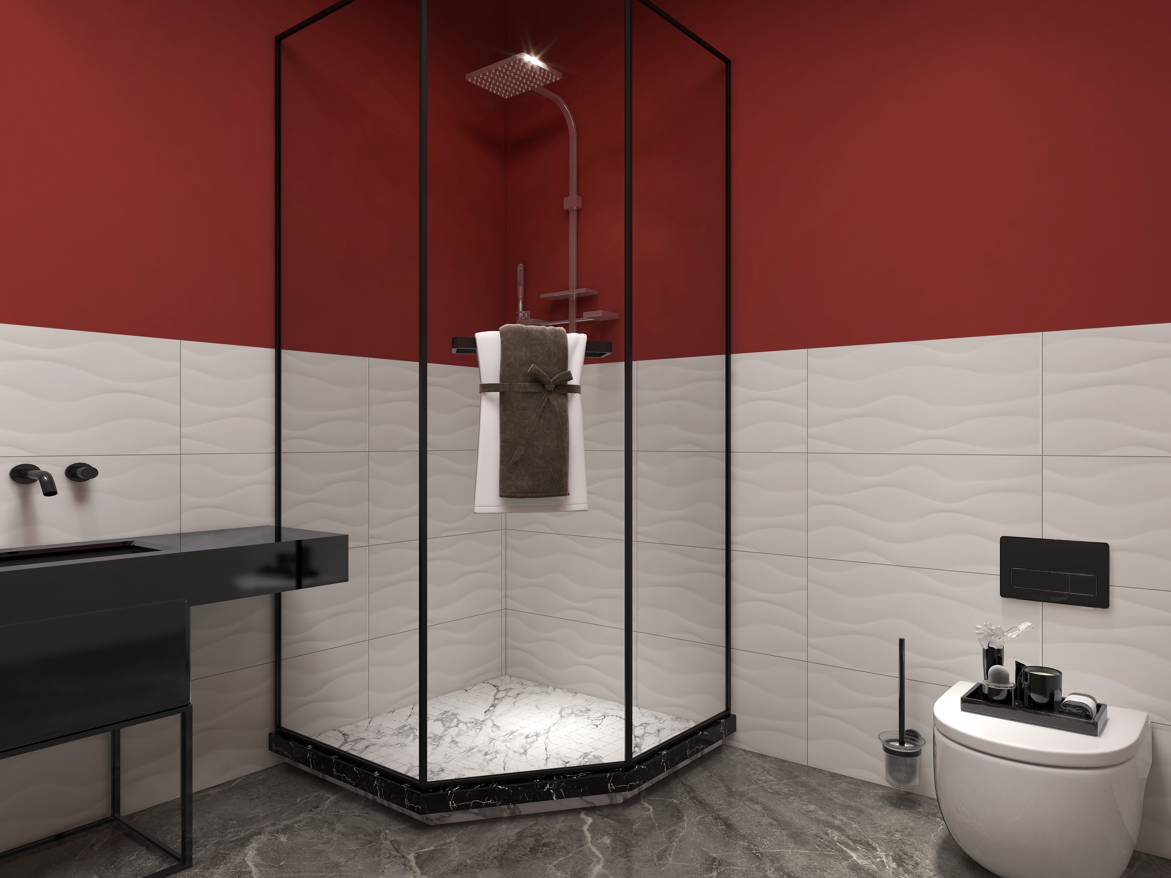 300x600mm bathroom flat matt wall tiles