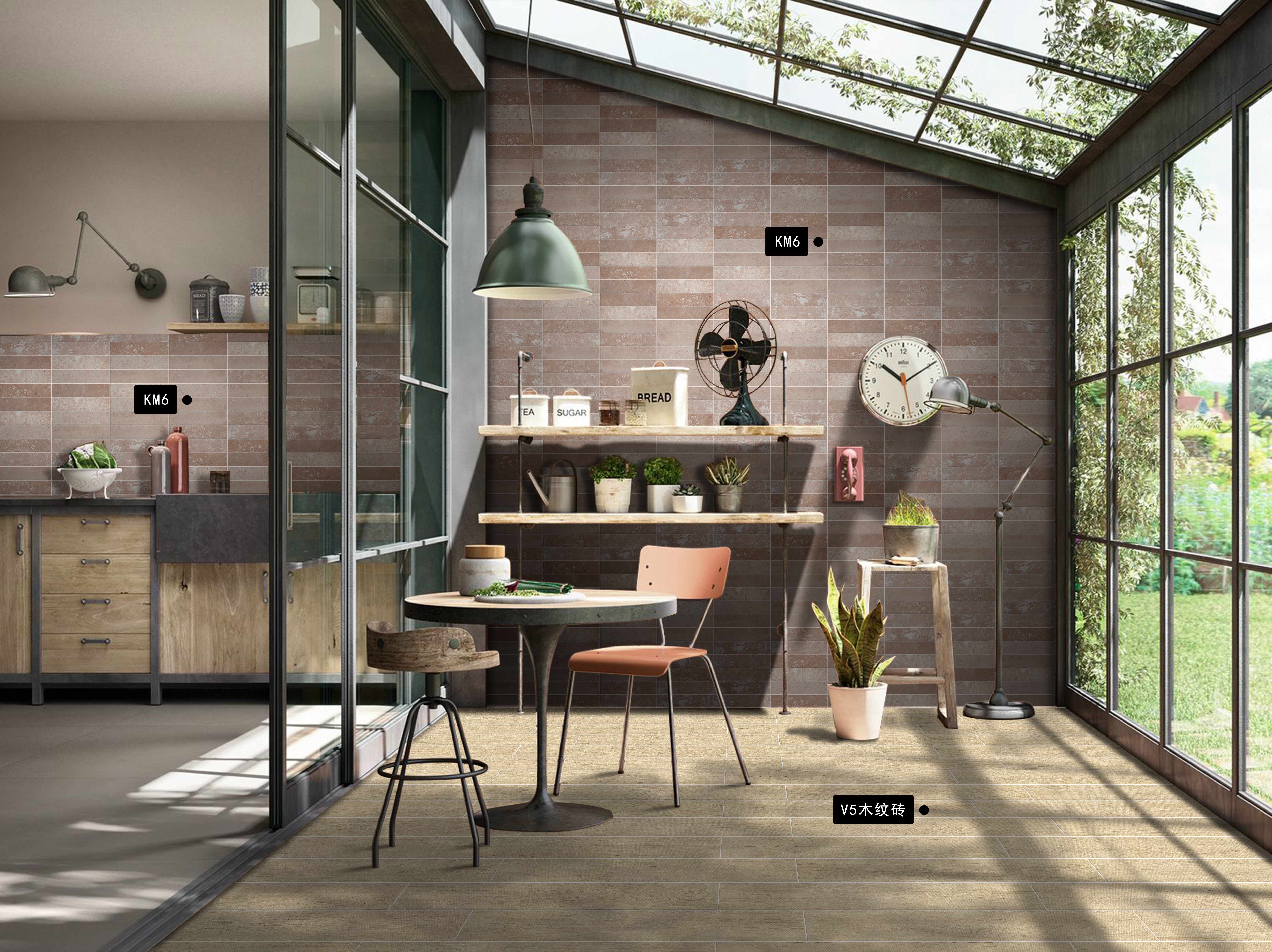 75x300mm living room handmade wall tiles