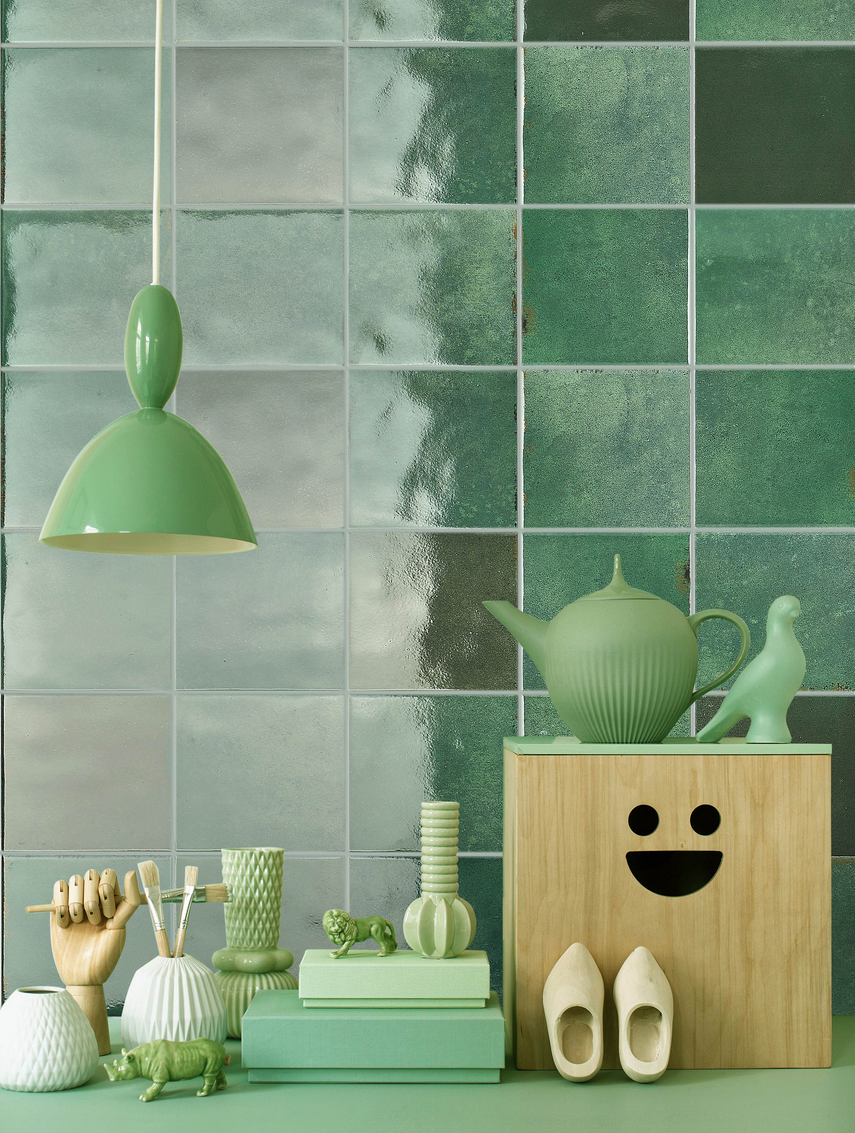 150x150mm kitchen glossy handmade wall tiles