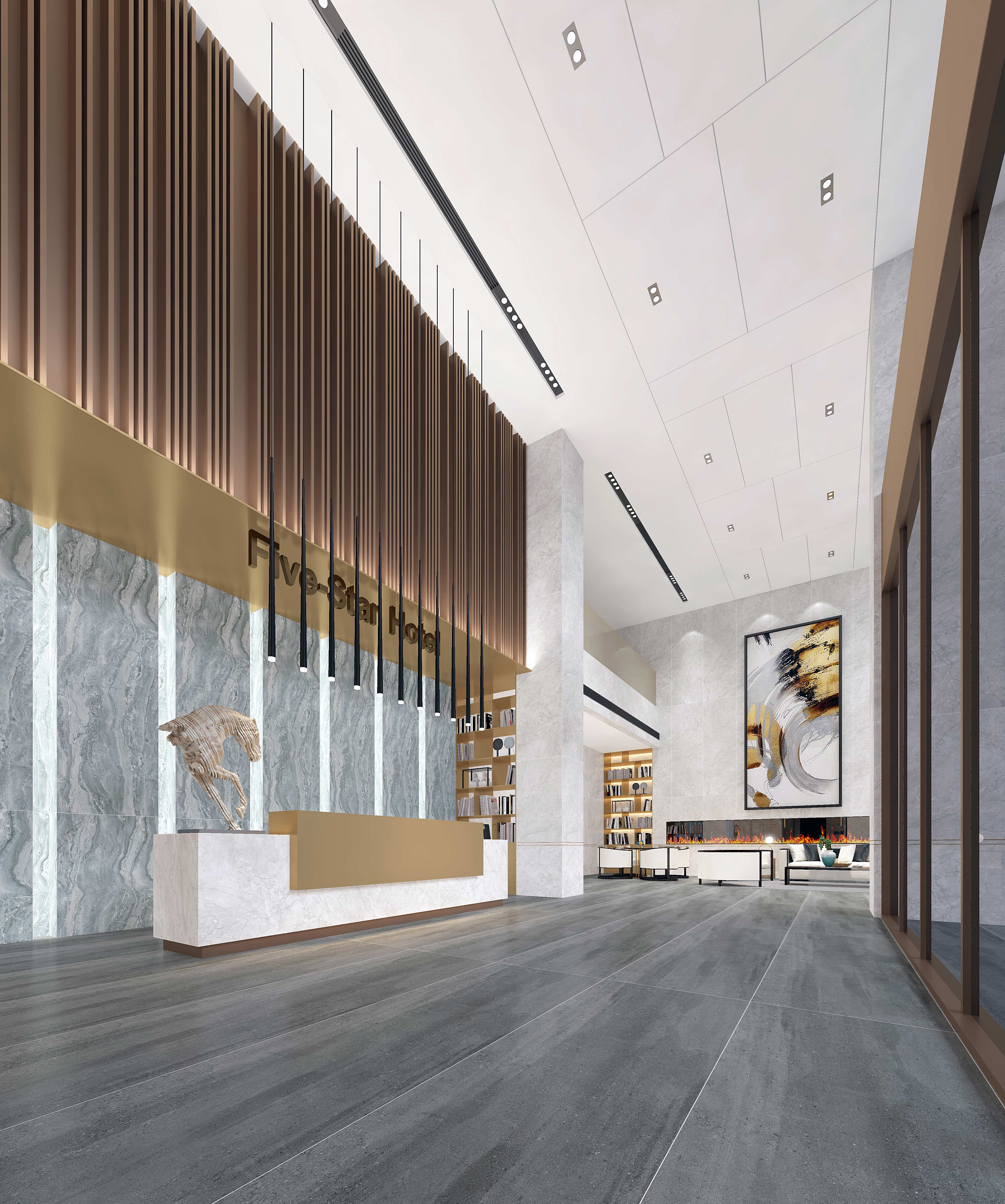 wall and floor slab tiles