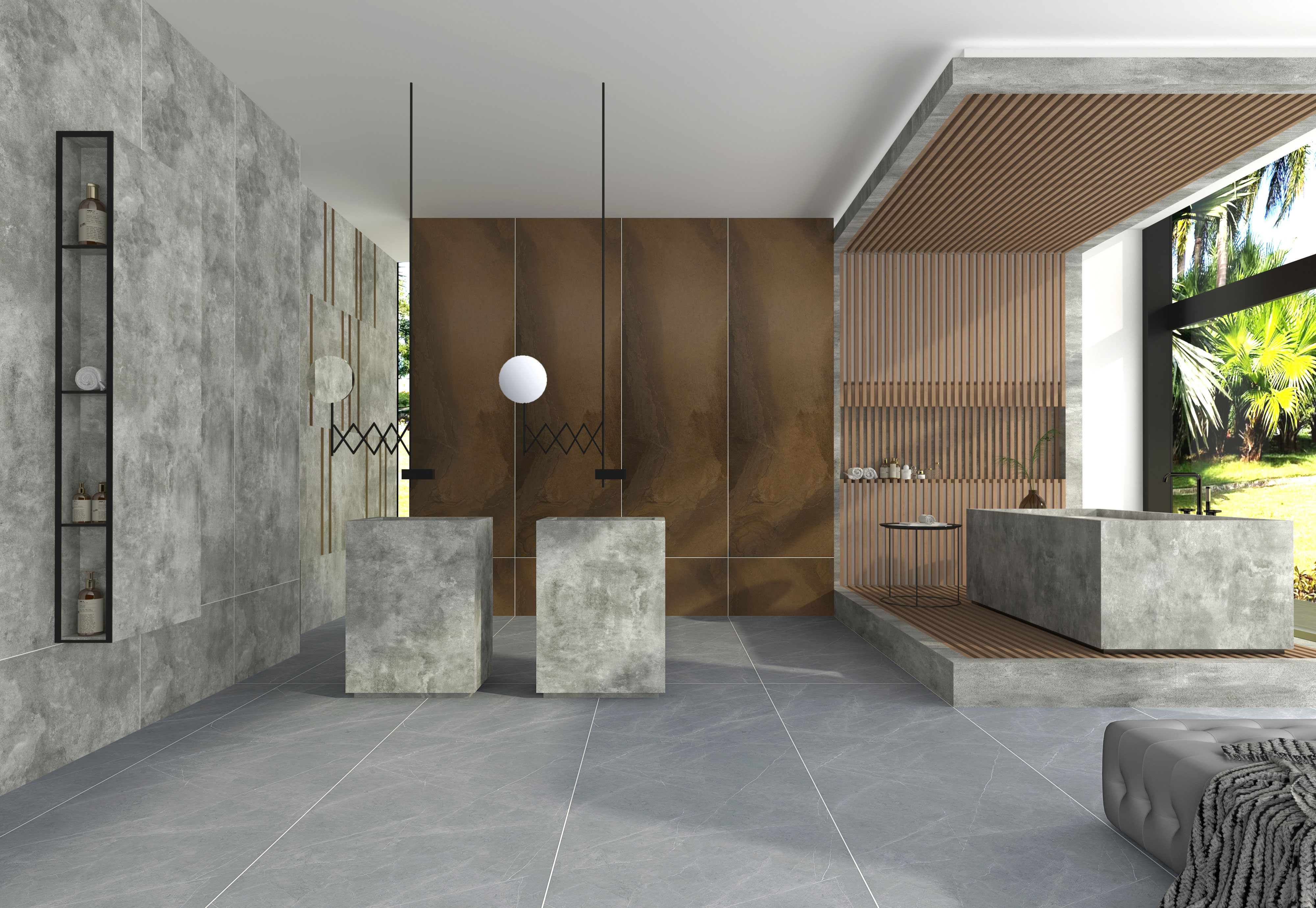 background wall slab tiles