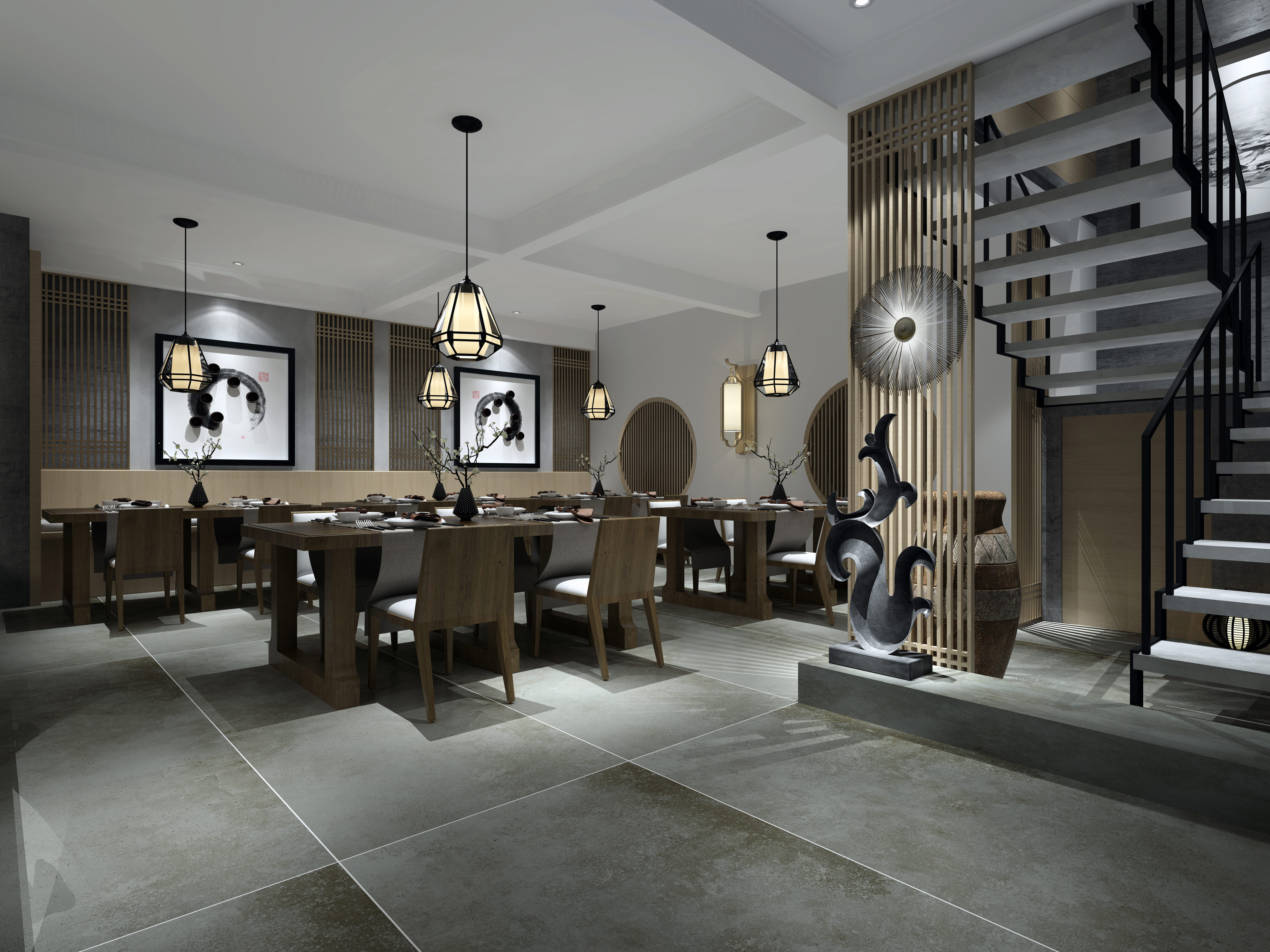 grey satin wall and floor slab tiles