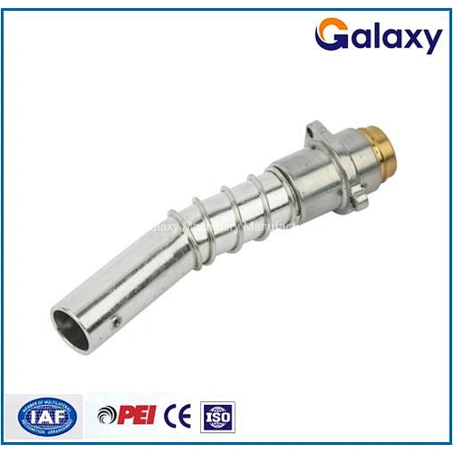 Nozzle spout with brass valve