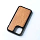 Microfiber wood phone case