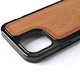 Microfiber wood phone case