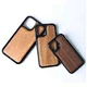 Microfiber wood phone case