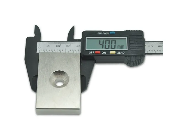 magnet with countersunk holes Neodymium pot magnet Rectangle magnet 
 Neodymium magnet vendor