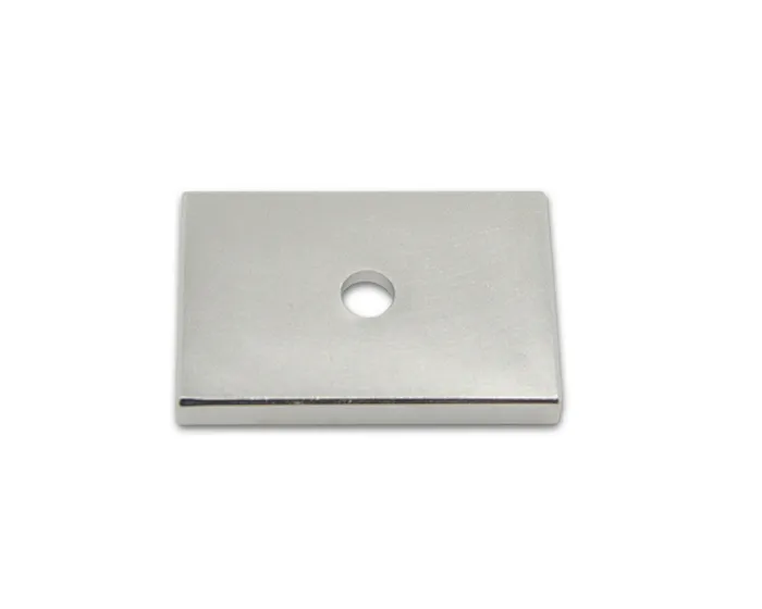 Rectangular magnet magnet with countersunk hole manufacturer Neodymium magnet
