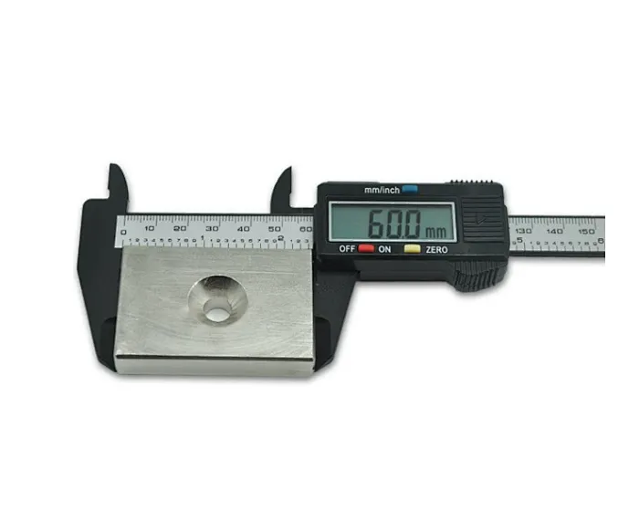 magnet with countersunk holes Neodymium pot magnet Rectangle magnet 
 Neodymium magnet manufacturer