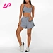 polyester shorts womens