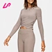 long sleeve crop top shirt