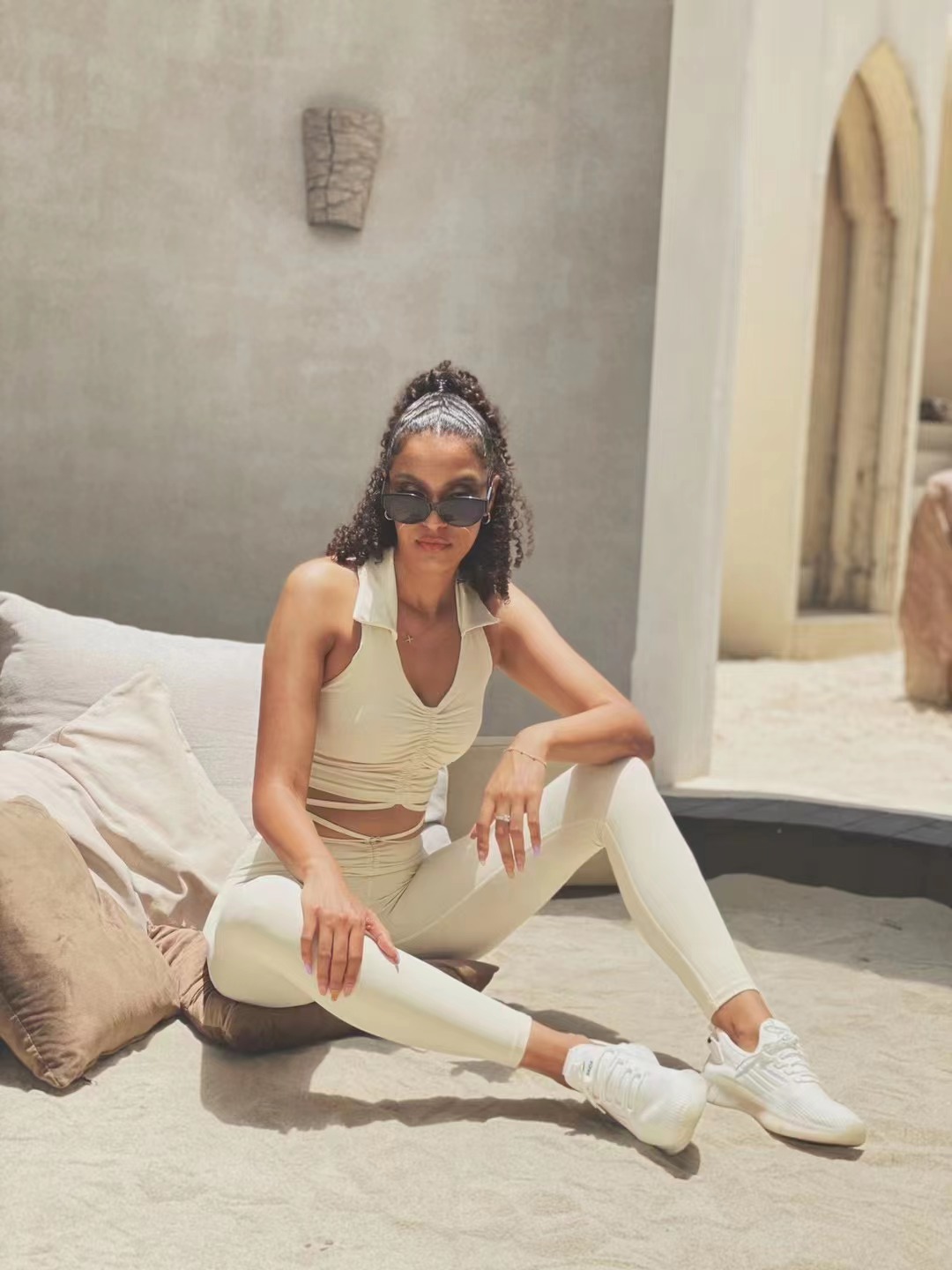 nice post of models in our yoga set