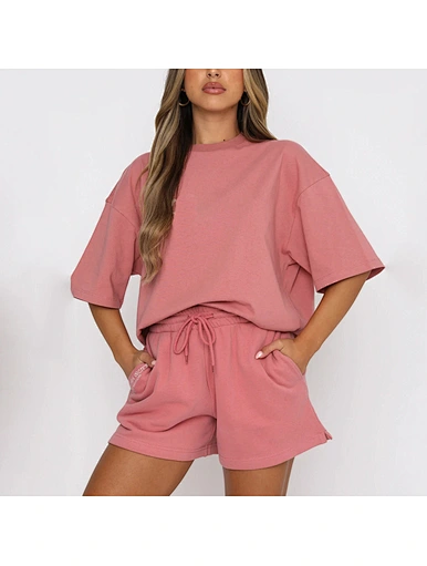 shorts with oversized t shirt