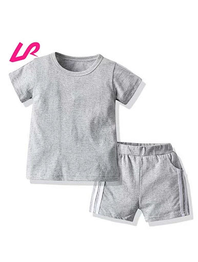 kids cotton T-shirts and shorts set