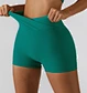 V waist yoga biker short