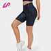 V waist shine bike shorts