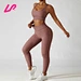 leopard sports bra and legging set