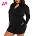 plus size zip up jacket