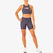 tie front shorts