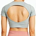 quick dry breathable crop top
