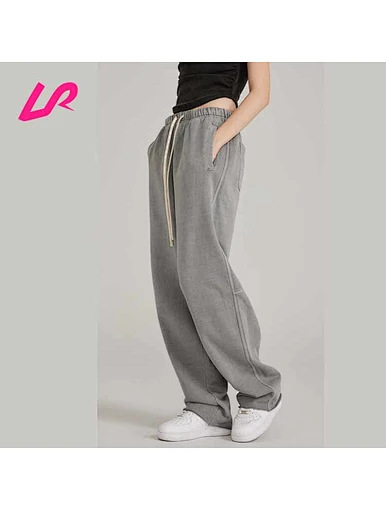 grey flared joggers