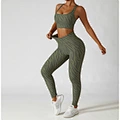 zebra sports bra and legging yoga suit
