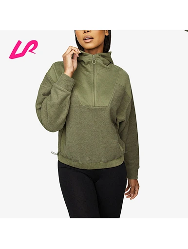 custom half zip hoodies