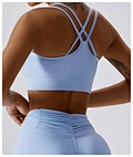 OEM custom logo crisscross back yoga bra wholesale manufacture