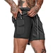 2 in 1 athletic shorts