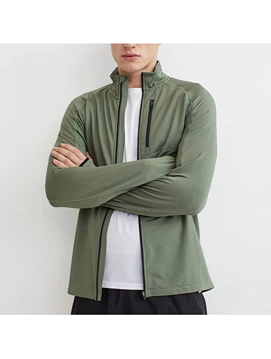 fitted athletic jacket