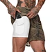 custom 2 in 1 running shorts