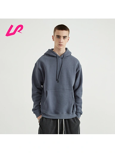 OEM Men’s 100% Cotton Plus Size Blank Hoodie Manufacture