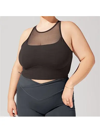 plus size bustier crop top