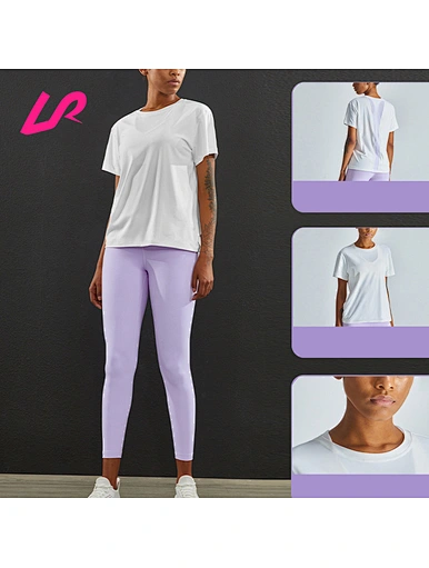 mesh back design t-shirt