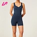 deep scoop back jumpsuit
