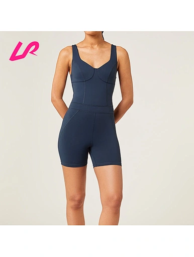 deep scoop back jumpsuit