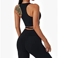 sleeveless i-back racerback vest crop top